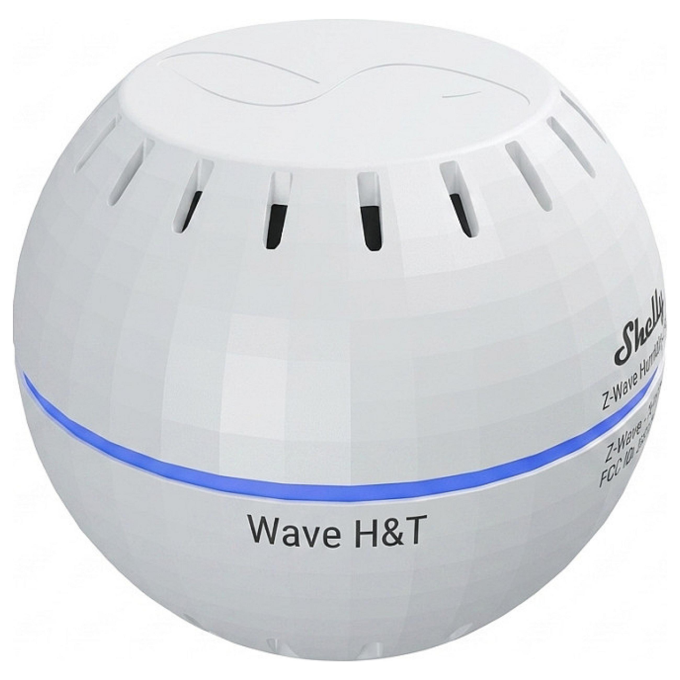 Shelly Wave H&T Temperatur- og Fugtighedssensor - Hvid