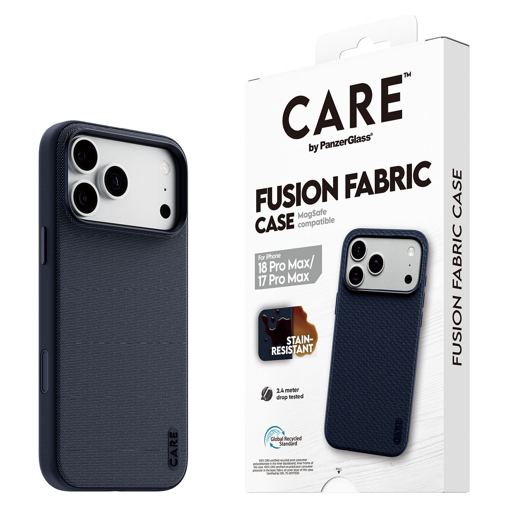 CARE by PanzerGlass Fusion Fabric Beskyttelsescover Tekstil Apple iPhone 17 Pro Max, 18 Pro Max