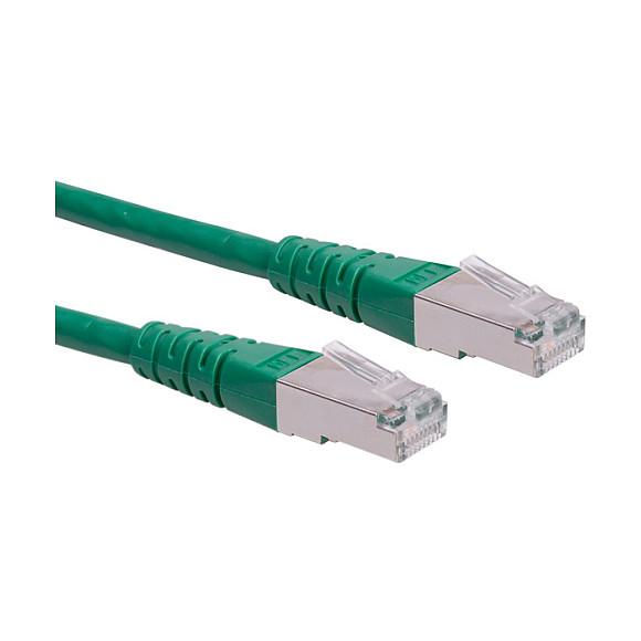 Patchkabel ROLINE Cat.6 Class E S/FTP PiMF - grøn, 1,5 m