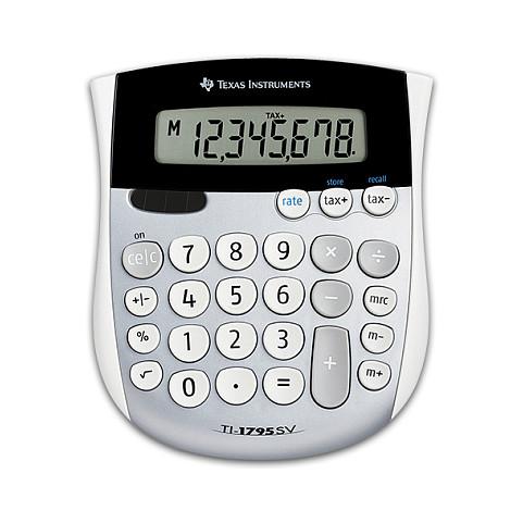 Bordregner Texas TI-1795SV 8 cifret med skråstillet display
