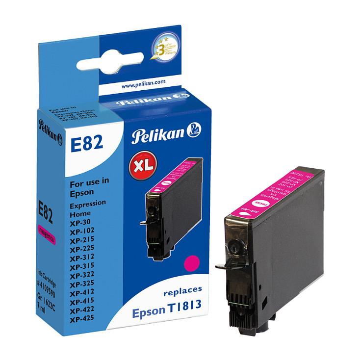 Blækpatron Pelikan E82 XL magenta - kompatibel med Epson T1813