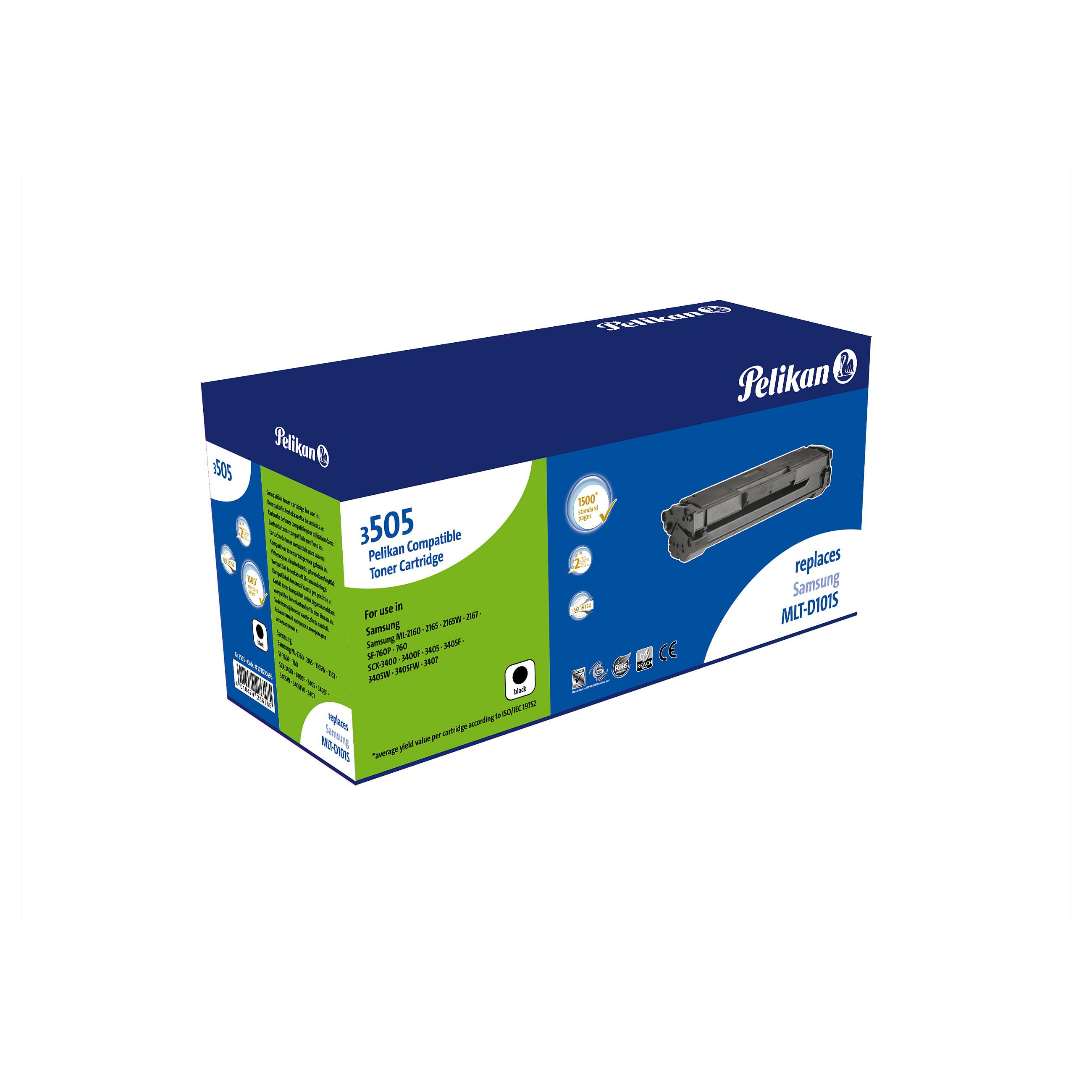 Tonerpatron Pelikan MLT-D101S kompatibel til Samsung - sort