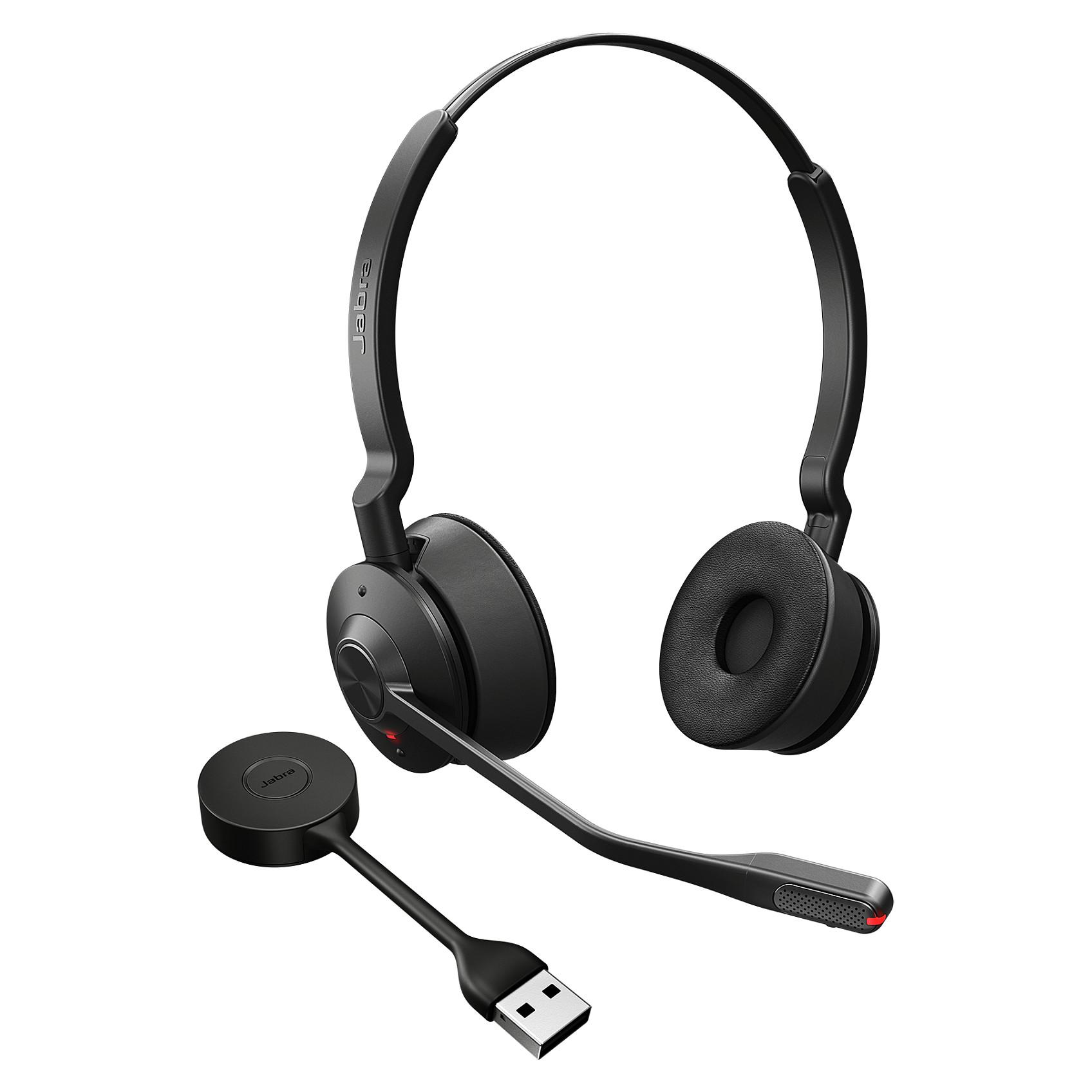 Jabra Engage 55 Stereo - Headset - på øret - DECT - trådløs - Optimeret til UC