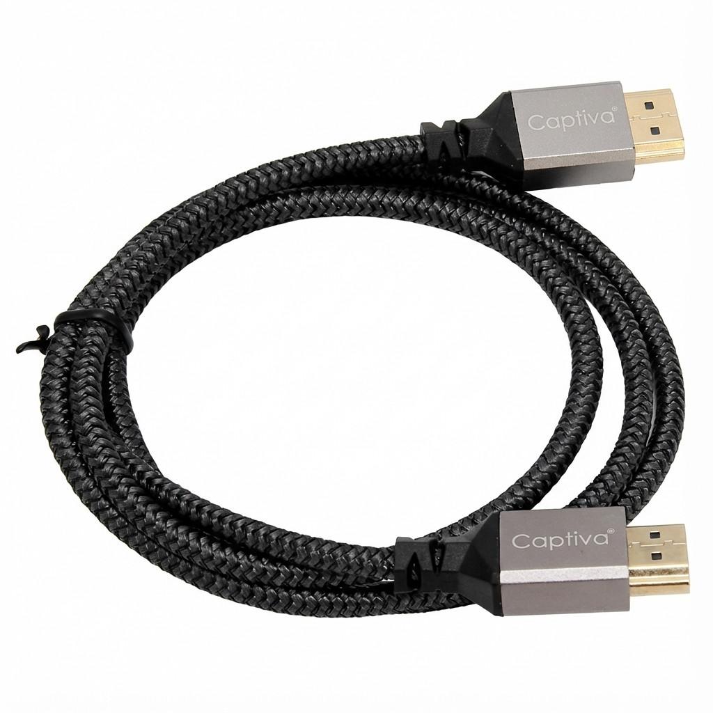HDMI-kabel CAPTIVA HDMI til HDMI 1 m - sort