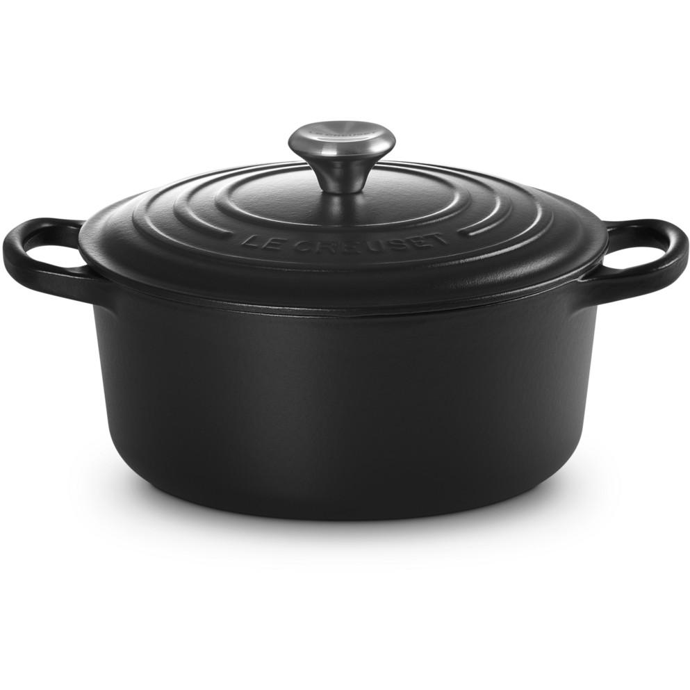 Gryde støbejern Le Creuset Signature 3,3 l - rund, sort