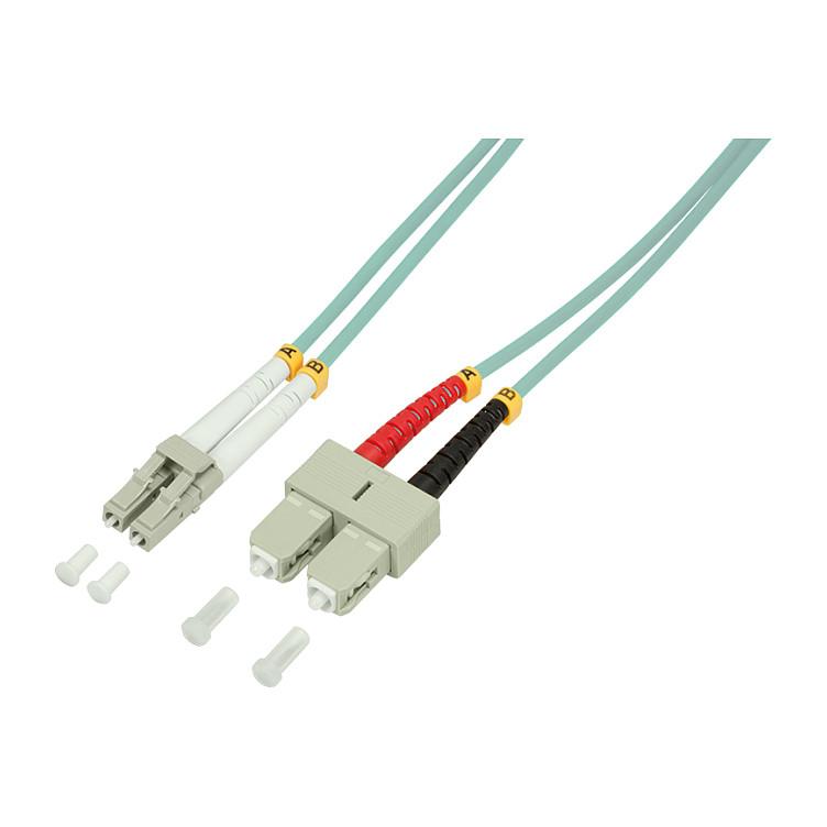 Fiberpatchkabel LogiLink OM3 LC/SC Duplex - 2 m