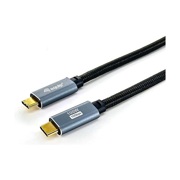 USB-C-kabel Equip USB 3.2 Gen 2 C til C 3 m - sort