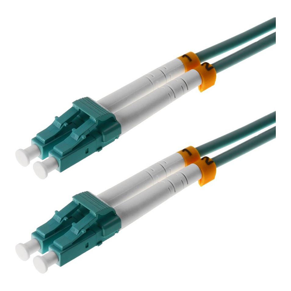 Fiberoptisk patchkabel Helos OM3 LC/LC duplex 2,0 m