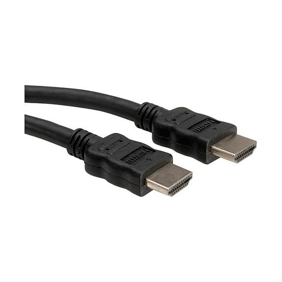 HDMI-kabel ROLINE High Speed med Ethernet - sort 5 m