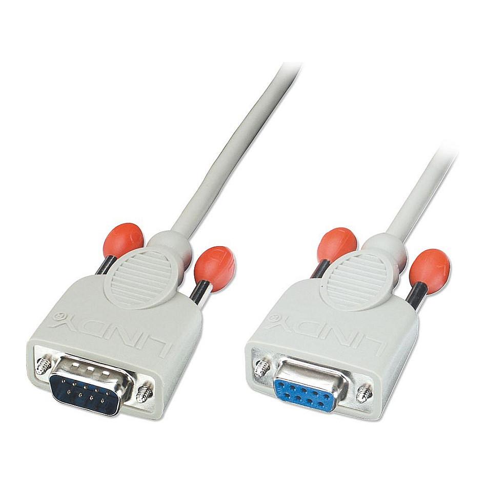 RS232-forlængerkabel Lindy 31519 9-polet Sub-D 2 m