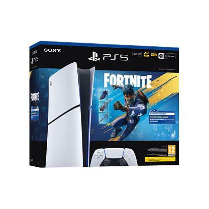 Spillekonsol Sony PlayStation 5 Slim Digital Edition 825 GB + Fortnite: Flowering Chaos - hvid