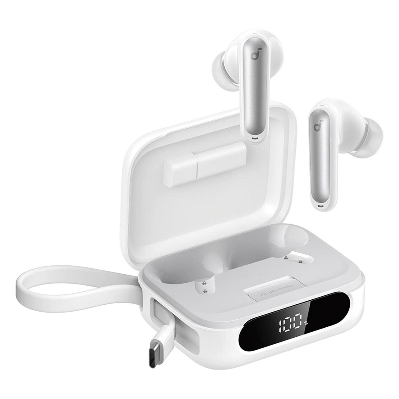 Anker soundcore P41i | Wireless Earbuds with Portable Phone Charger (With Lightning Adapter) - White
