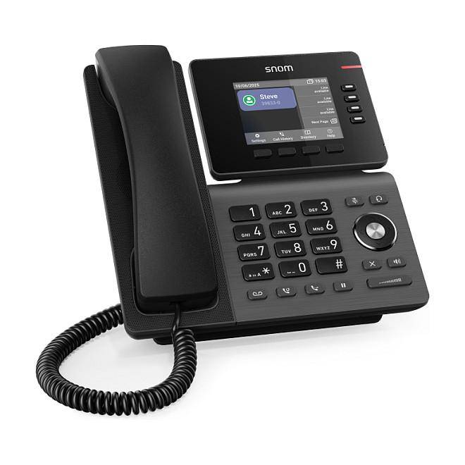 Snom D810W, IP-telefon, Sort, IPS, 8,53 cm (3,36), 100 - 8000 Hz, G.711alaw, G.711ulaw, G.722, G.723.1, G.726, G.729ab