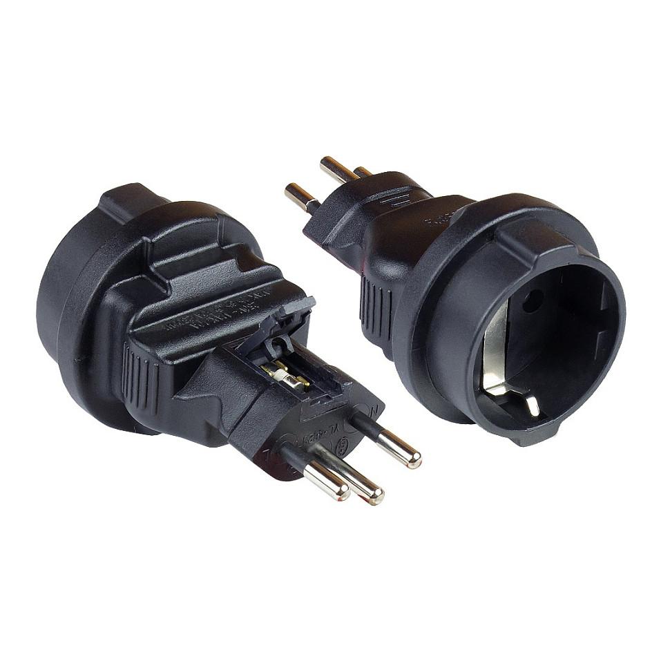Strømadapter Good Connections Schweiz SEV1011 til type F SEV