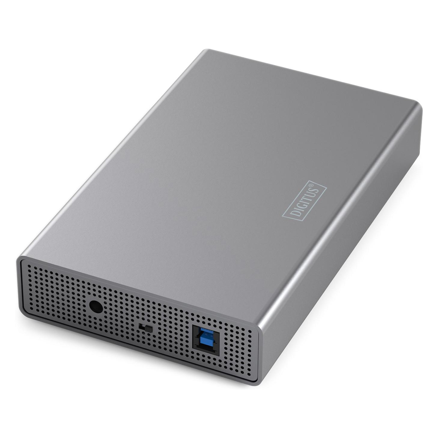 DIGITUS USB 3.0 harddiskkabinet til 3,5" SATA i aluminium