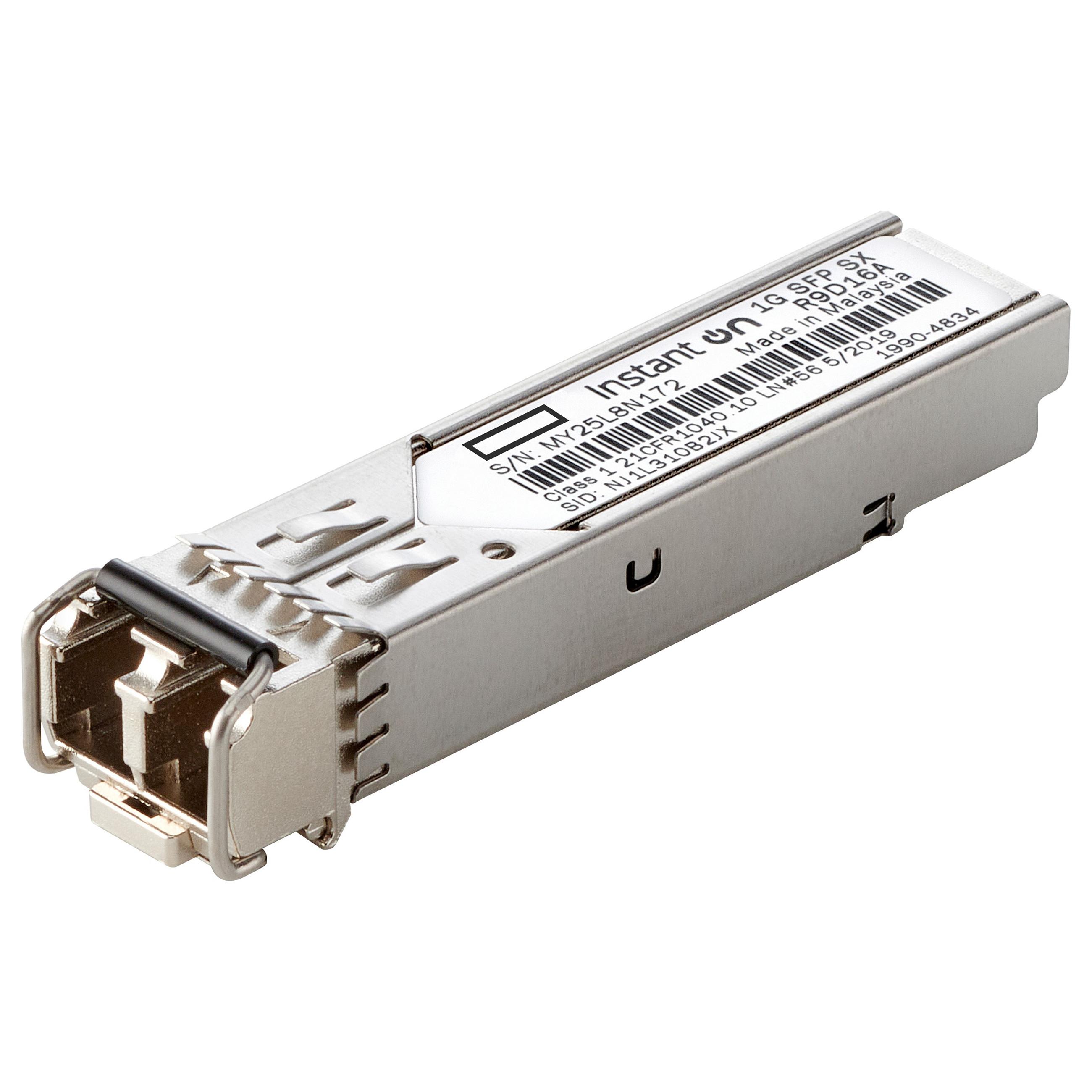 Aruba Instant On R9D16A SFP SX fiberoptisk transceivermodul 1 Gbit/s med LC til multimodefiber