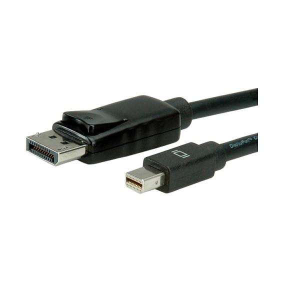 DisplayPort til Mini DisplayPort-kabel VALUE - 1 m, sort