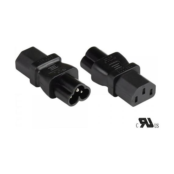 Strømadapter econ connect PA-0630S C6 til C13 - sort
