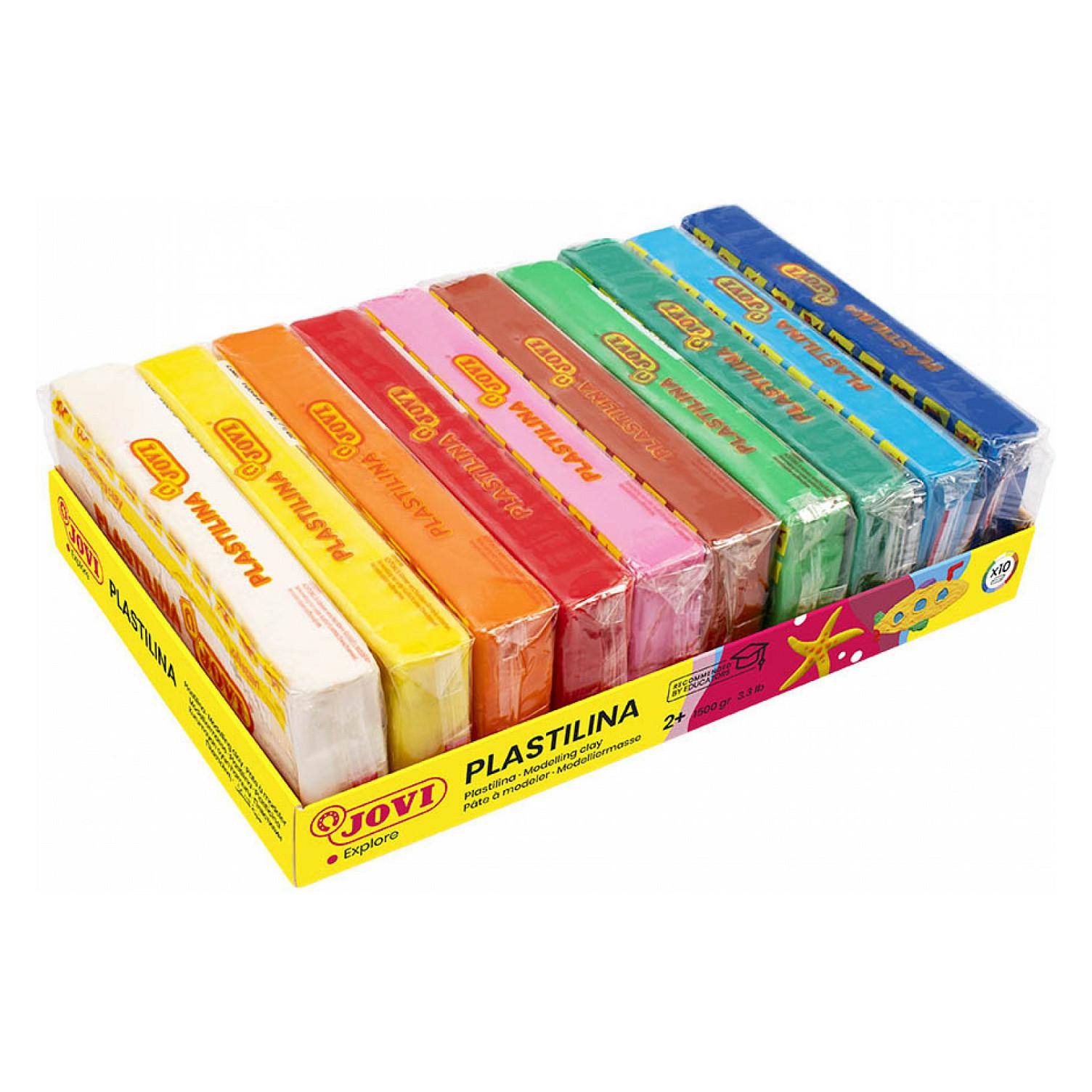 Modellervoks Jovi Plastilina 71/10S - 10 stk.