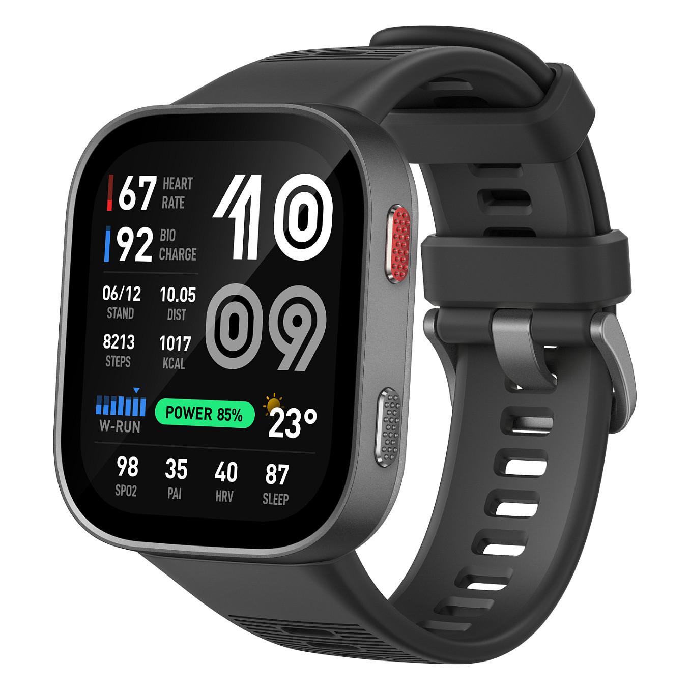 Amazfit Bip Max, 5,26 cm (2.07), AMOLED, Berøringsskærm, 4 GB, GPS (satellit), 34,3 g