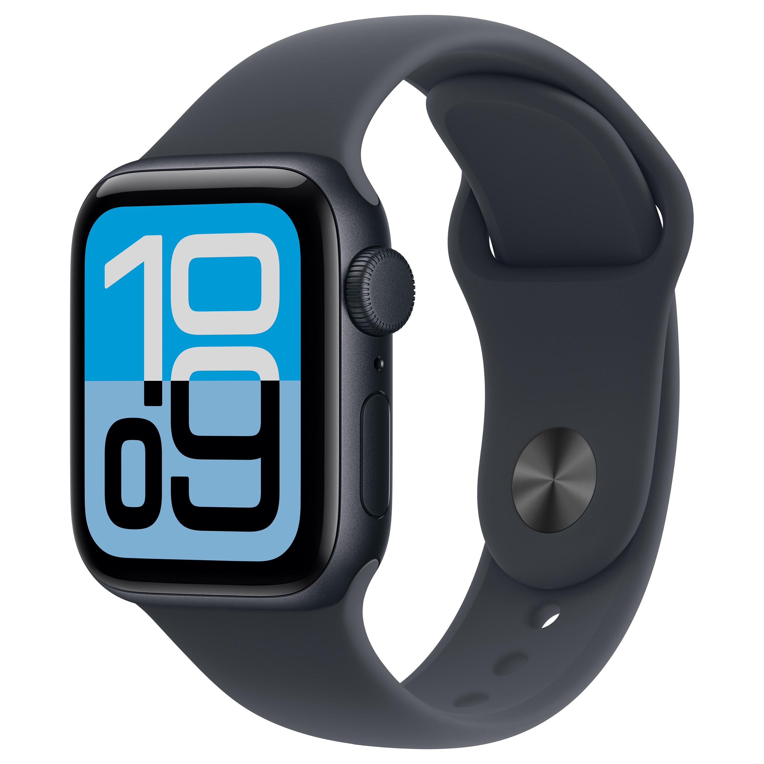 Apple Watch SE 3 GPS 40mm Midnight Aluminium Case with Midnight Sport Band - S/M
