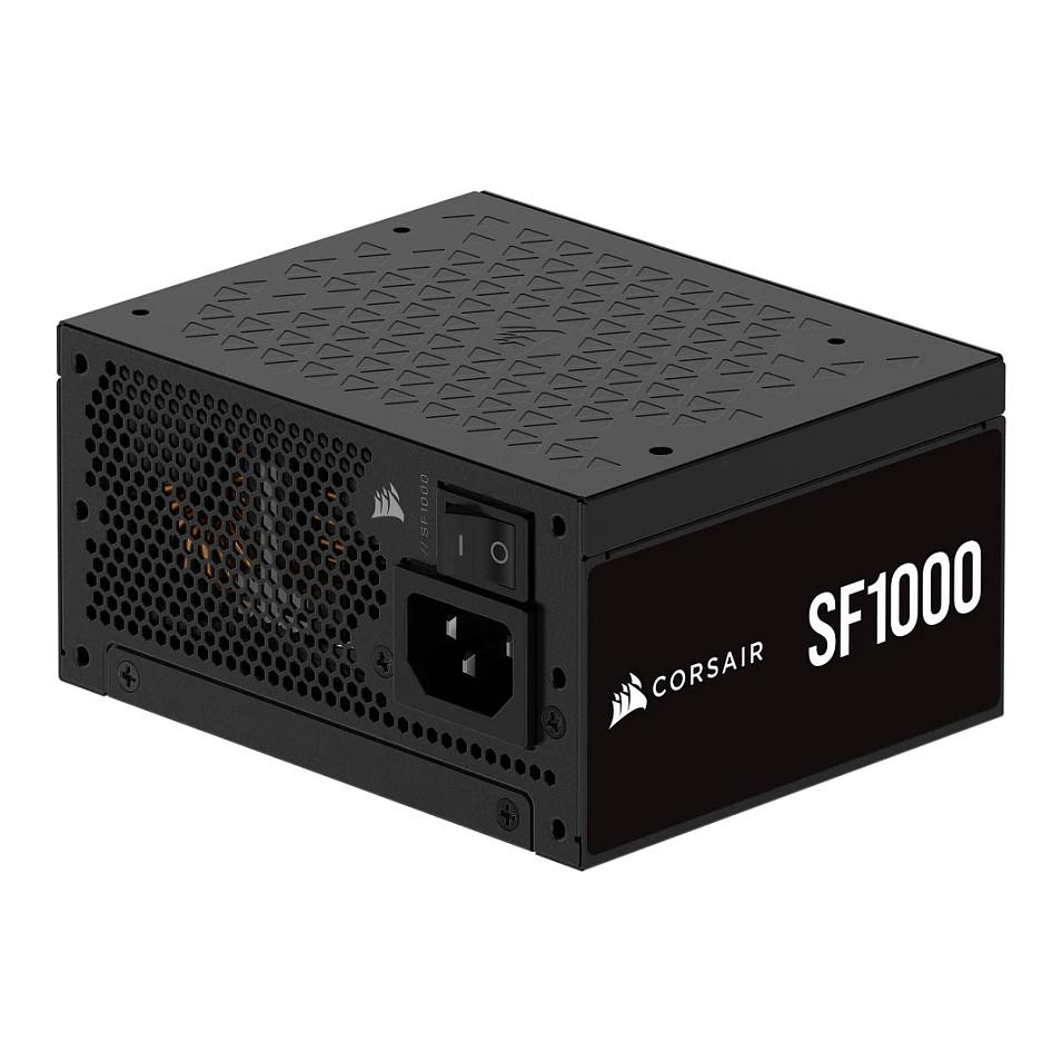 CORSAIR SF Series SF1000 - Strømforsyning (intern) - ATX12V 3.1/ EPS12V - 80 PLUS Platinum - AC 100-240 V - 1000 Watt - Europa