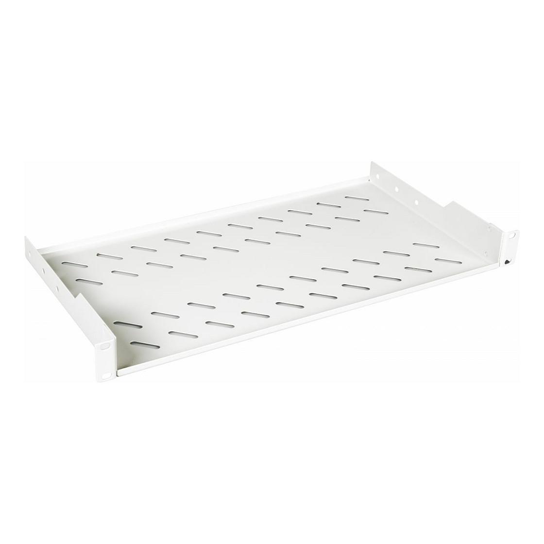 Fast rackhylde Equip EZFS-19-1-40-G 19" 1U 400 mm - lysegrå