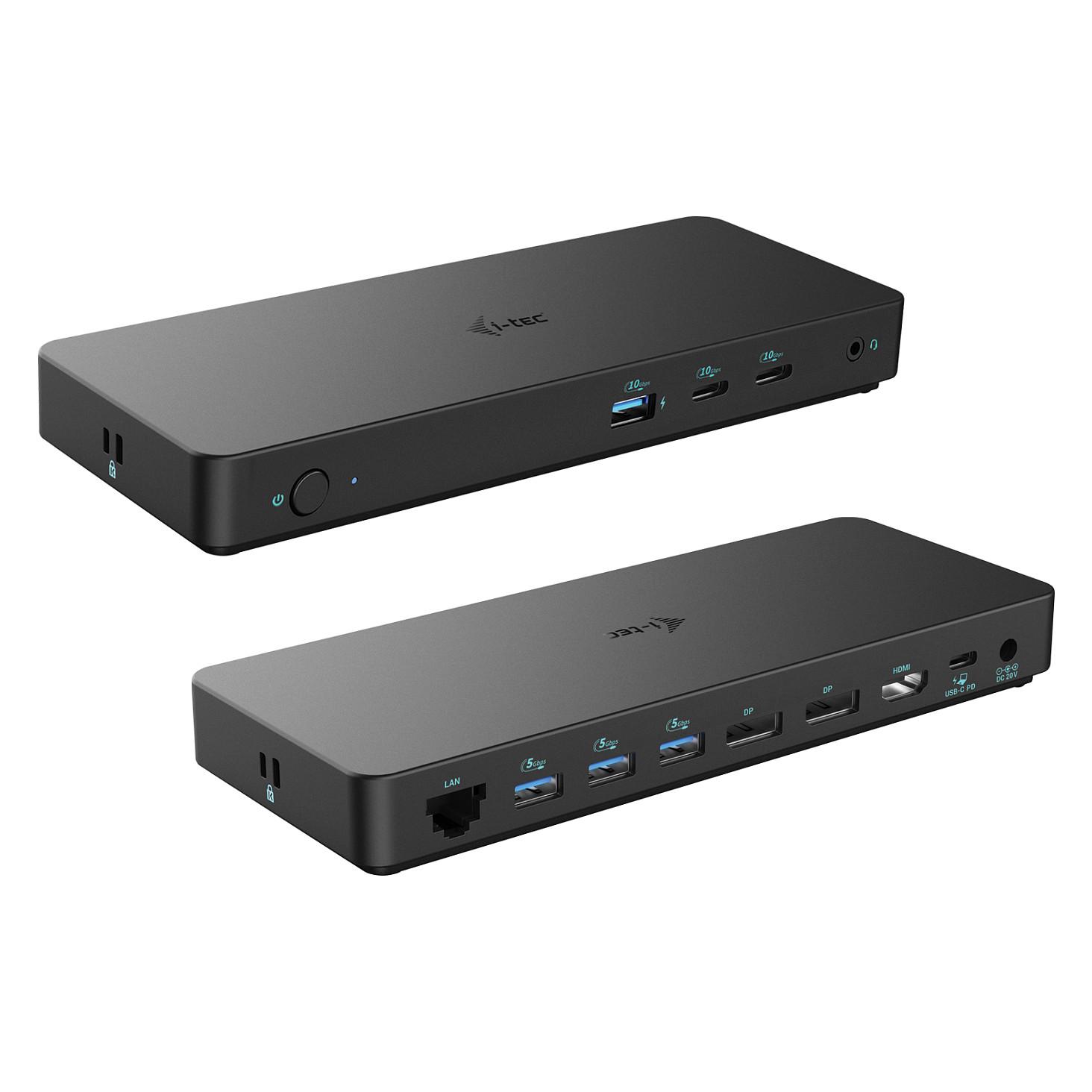 Dockingstation i-tec C31TRIPLEDOCKPDPRO2 USB-C/Thunderbolt 3/4 - sort