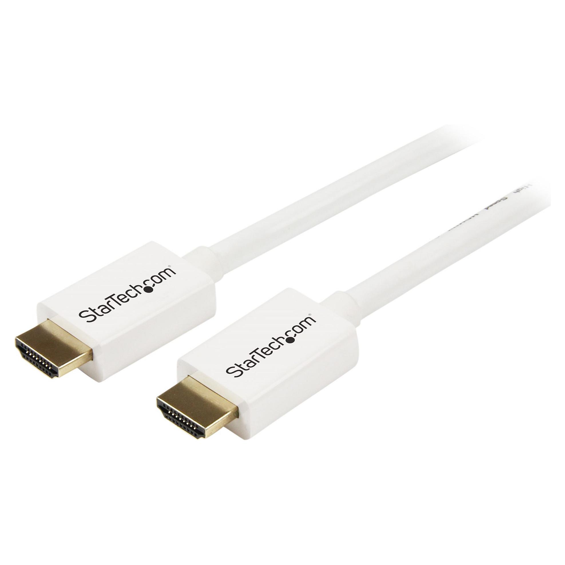 HDMI-kabel StarTech.com 5 m CL3 til væginstallation - hvid