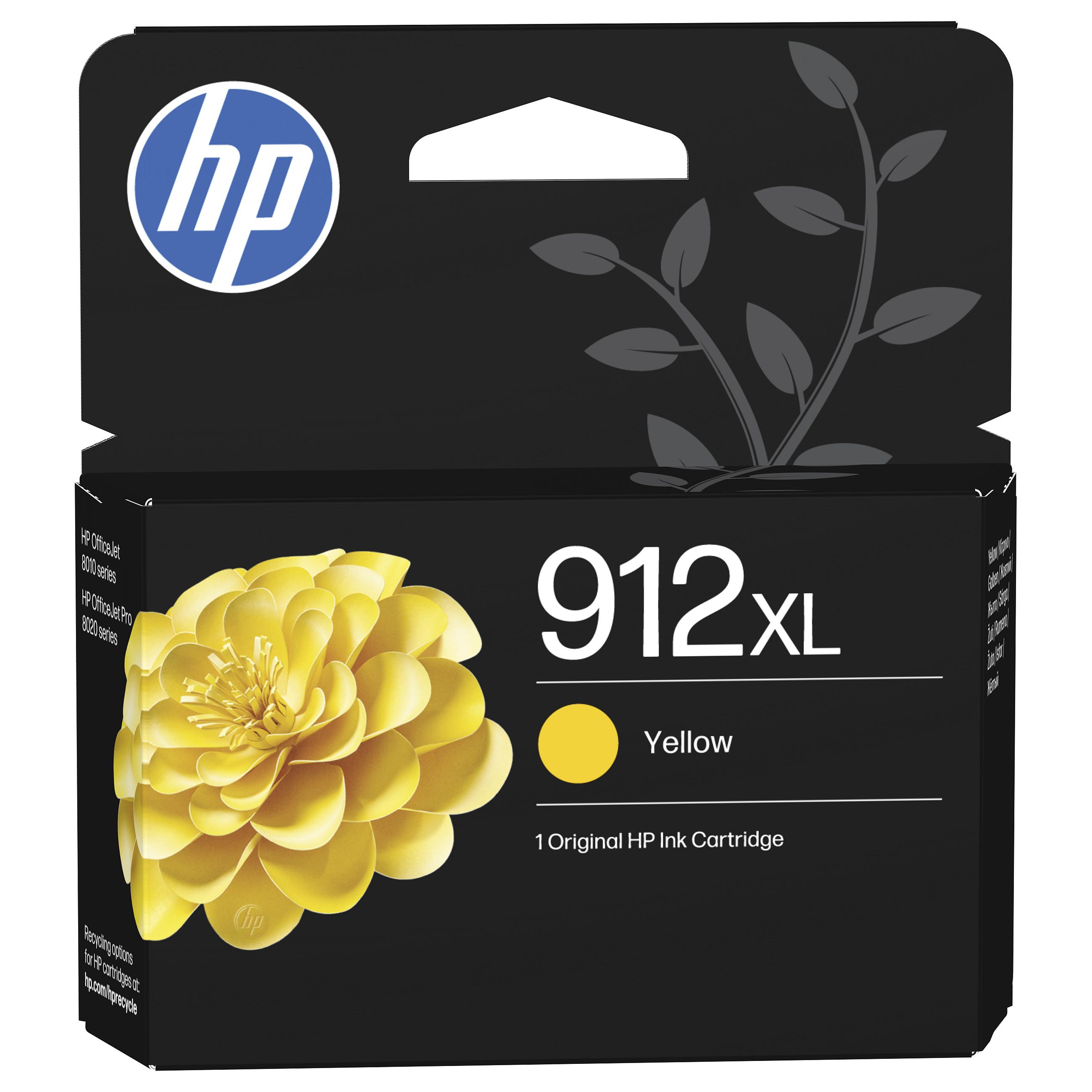 HP 912XL High Yield Yellow Original Gul