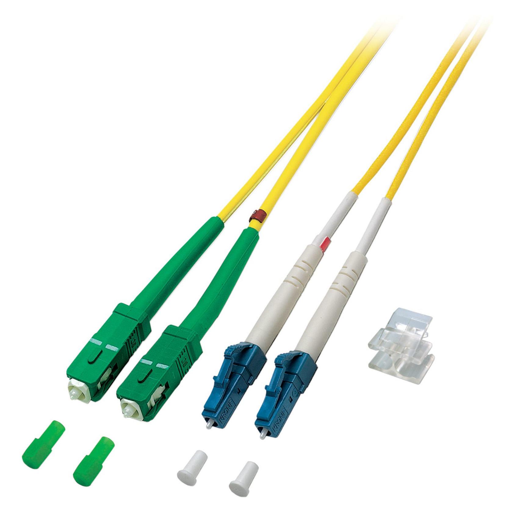 EFB Elektronik O0362.0,5 InfiniBand og fiberoptisk kabel 0,5 m LC SC I-V(ZN) H Gul billede