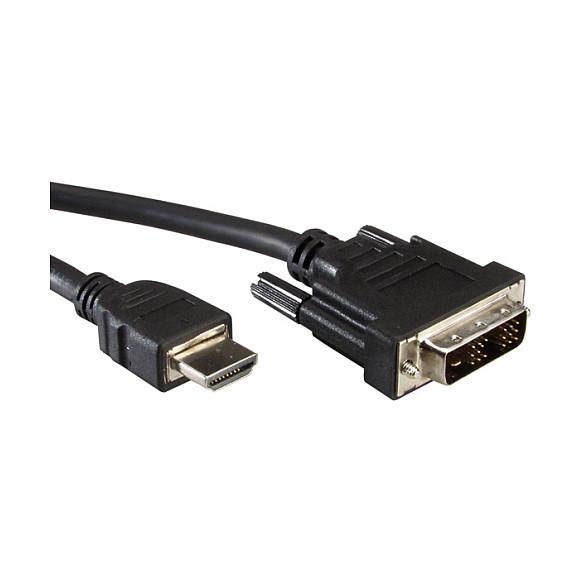 DVI til HDMI-kabel VALUE 10 m - sort