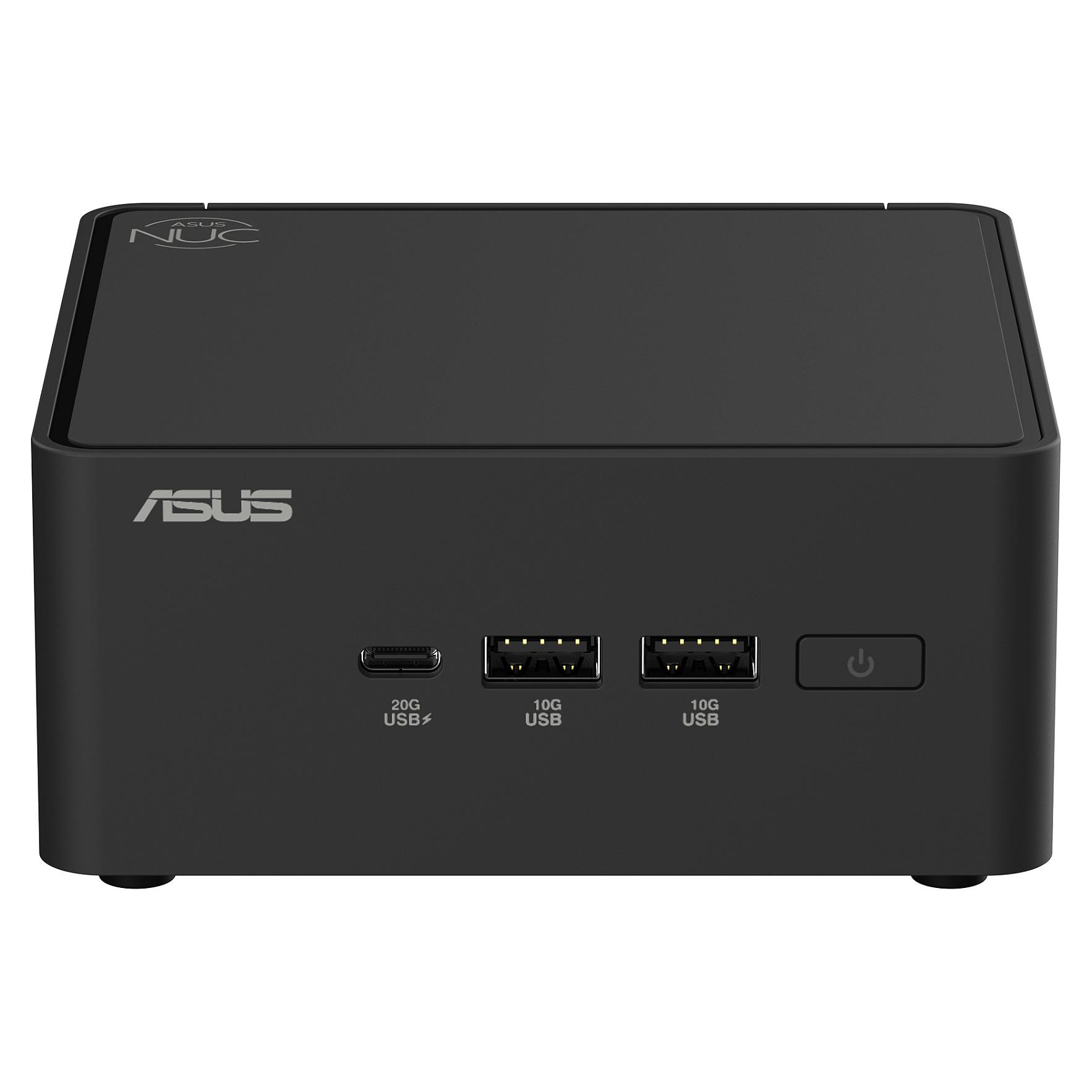 ASUS NUC 15 Pro Tall Kit RNUC15CRHU500002 - Barebone - mini PC 1 x Core Ultra 5 225H / op til 4.9 GHz - RAM 0 GB - Arc Graphics 130T - IEEE 802.11ax (Wi-Fi 6), IEEE 802.11be (Wi-Fi 7), Bluetooth 5.4 - sort