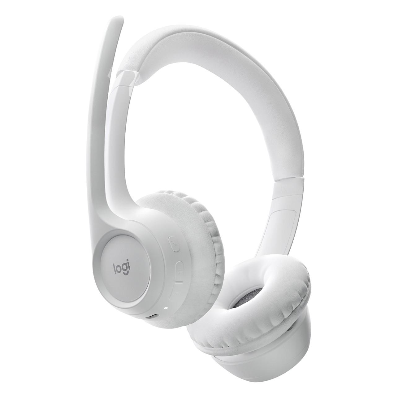 Logitech Zone 300 Trådløst Headset med Støjreducerende Mikrofon - USB-C - Hvid