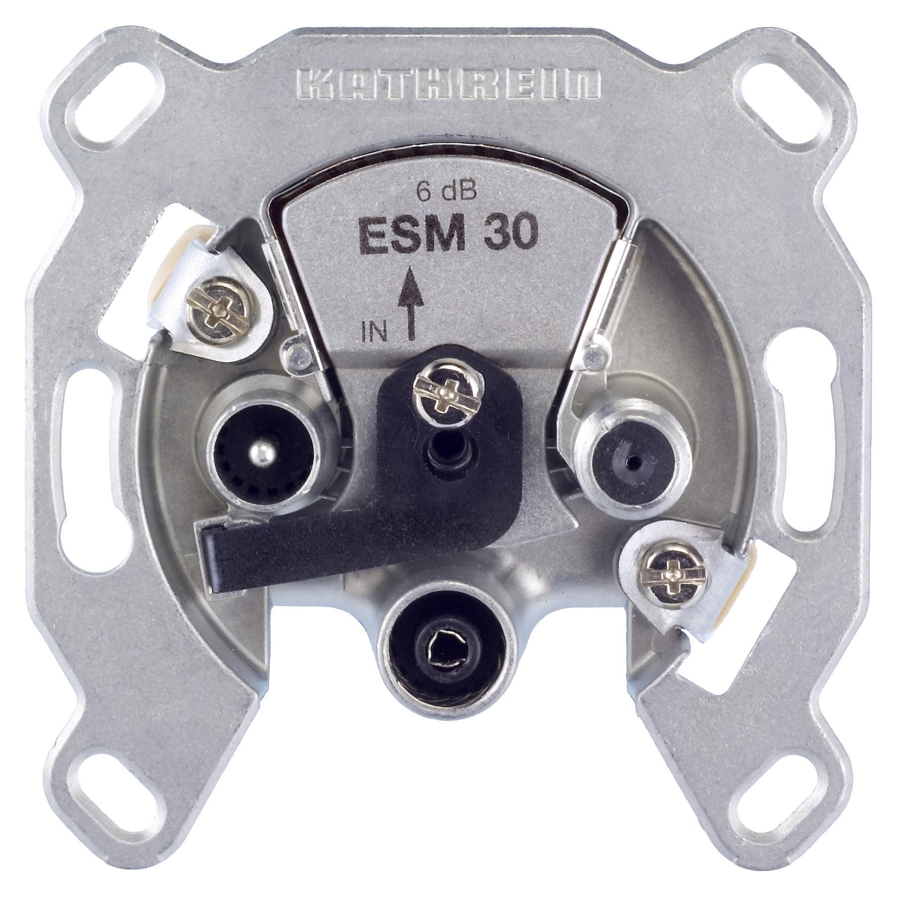 KATHREIN ESM 30 - antenne stikmekanisme - 1 satellitsokkel, 1 TV-sokkel, 1 radio-sokkel