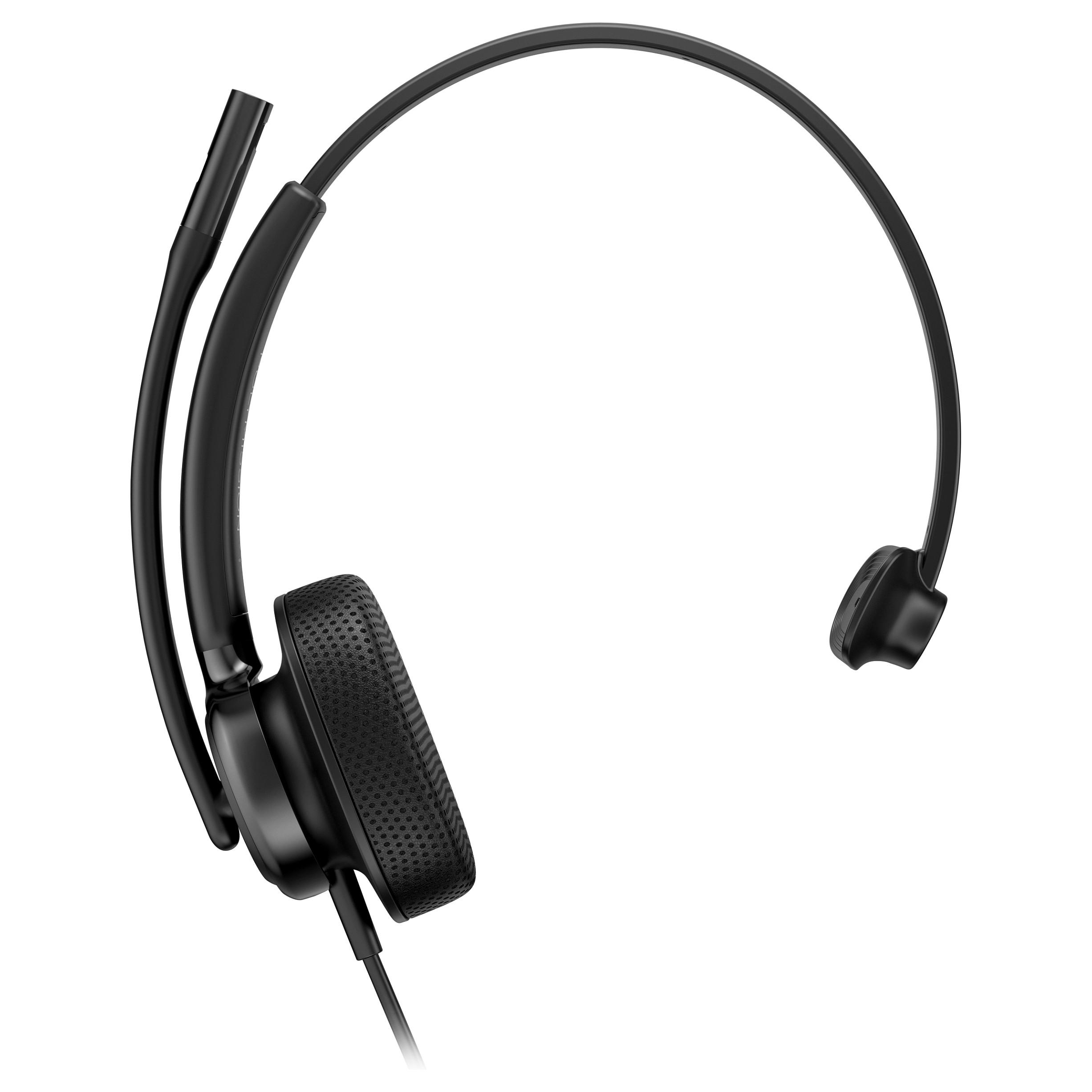 HP Poly Mission 415 - Mission 400 Series - headset - på øret - kablet - aktiv støjfjerning - USB-A, USB-C - sort - Zoom Certified, Certified for Microsoft Teams, Google Meet Certified, Works With Chromebook Certified