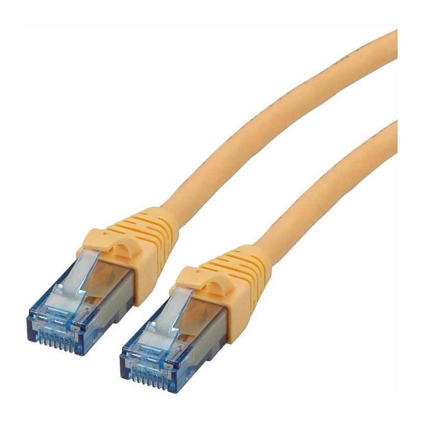 Patchkabel ROLINE Cat.6A UTP LSOH - gul, 1,5 m