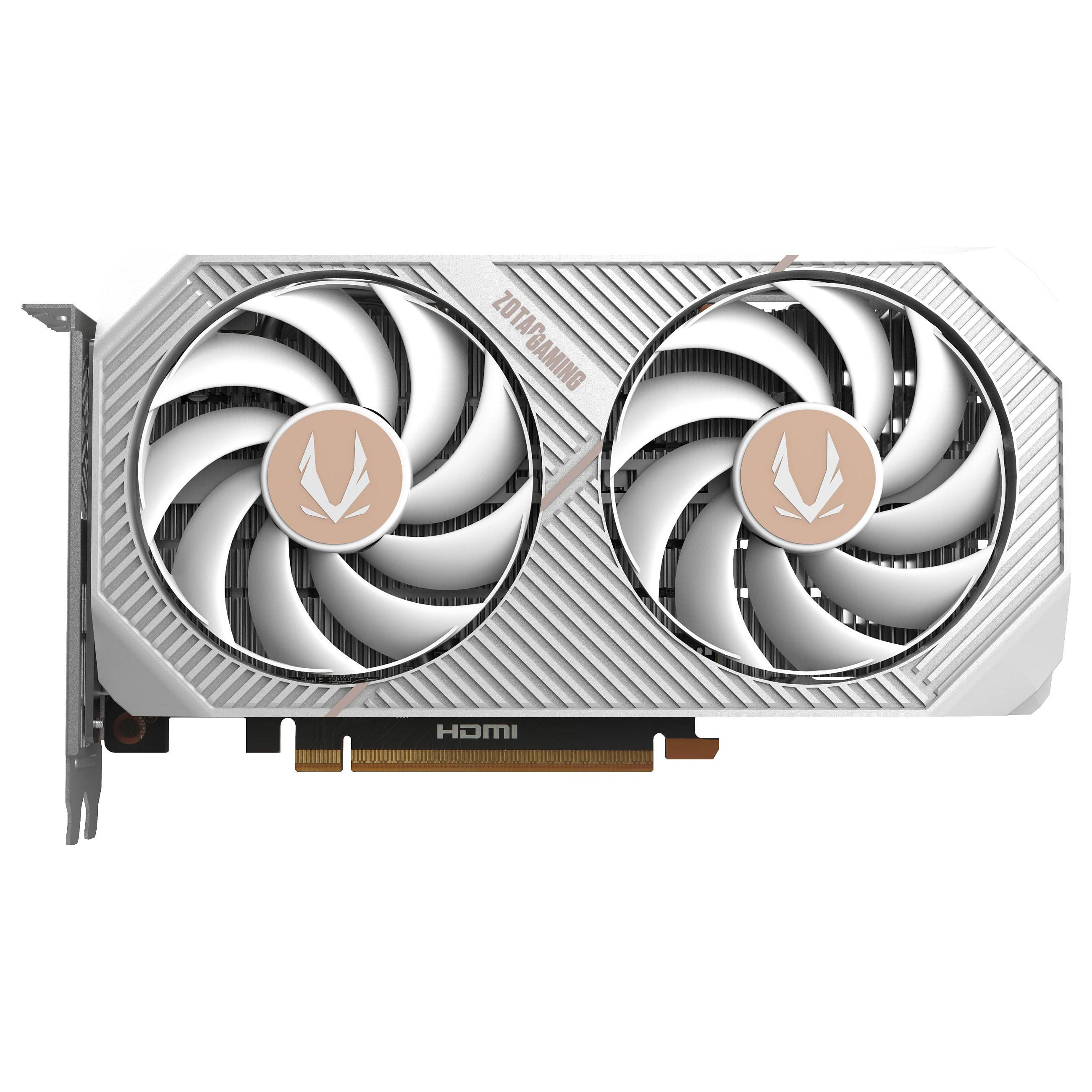Grafikkort ZOTAC GAMING GeForce RTX 5050 Twin Edge OC 8 GB GDDR6 - hvid