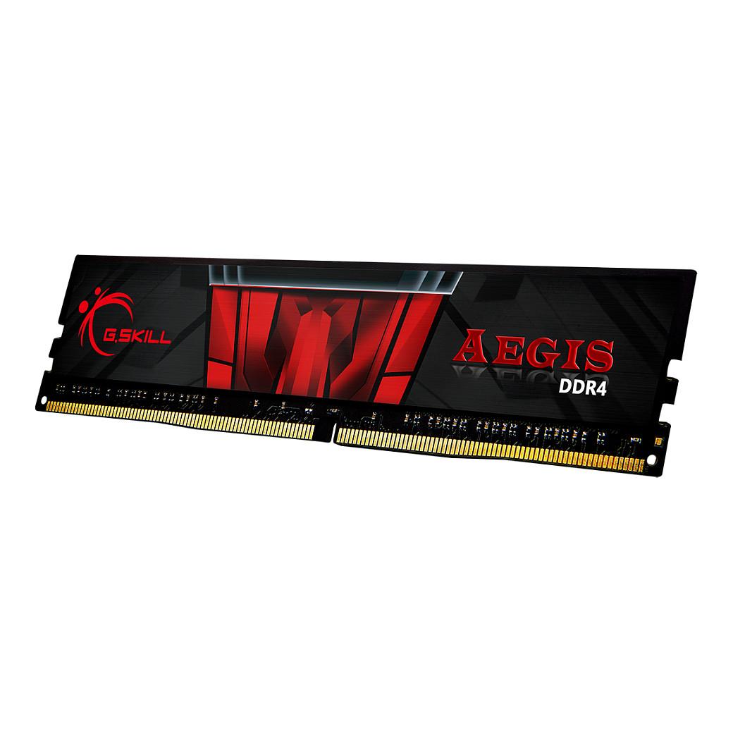 G.Skill AEGIS - DDR4 - modul - 16 GB - DIMM 288-PIN - 3200 MHz / PC4-25600 - CL16 - 1.35 V - ikke bufferet - ikke-ECC