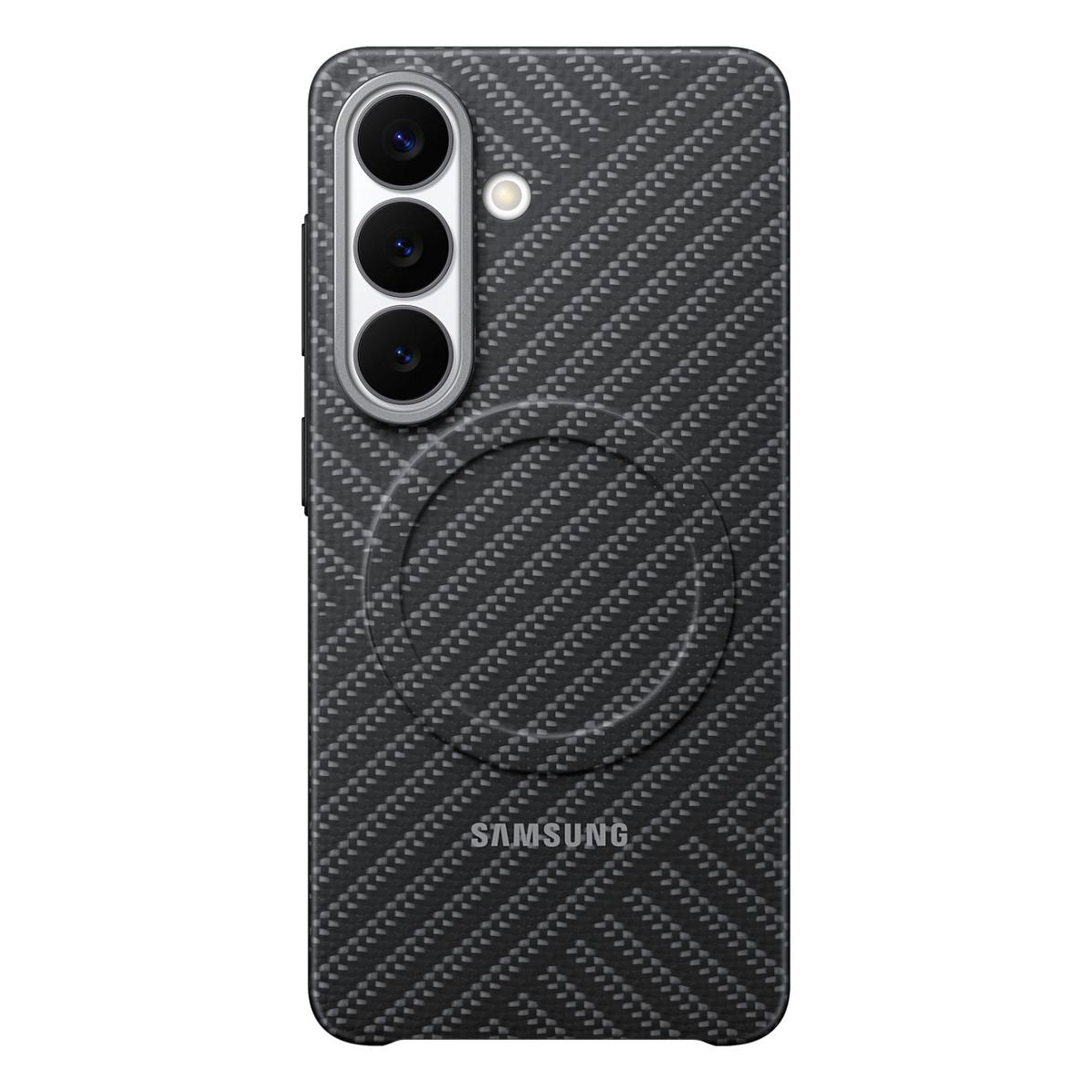 Mobilcover Samsung Carbon Magnet Case til Galaxy S26 - mørkegrå