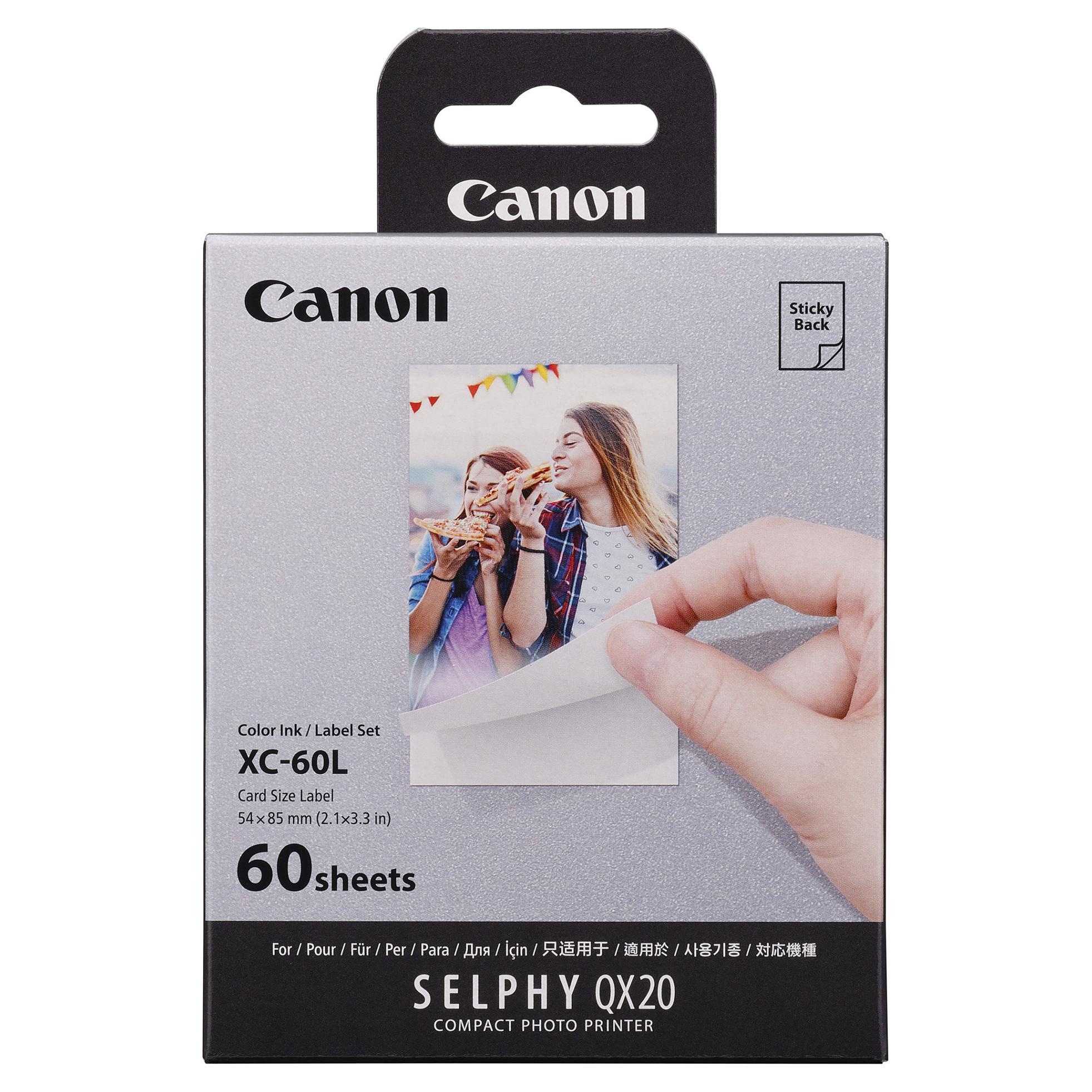 Canon SELPHY XC-60L Bulk Set Farve (cyan, magenta, gul) Kassette og papirsæt til print-bånd
