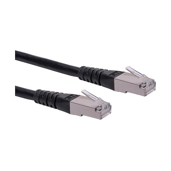 Patchkabel ROLINE Cat.6 Class E S/FTP PiMF 20 m - sort