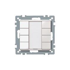 Trykknap Merten 617419 4-f PLUS SYSTEM M - hvid, blank