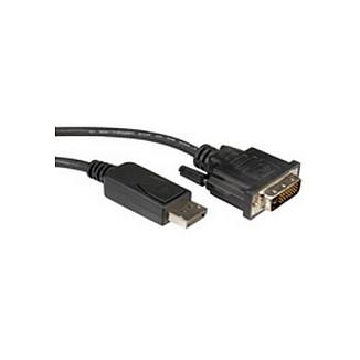 DisplayPort til DVI-kabel ROLINE 11.04.5610 - sort, 2 m