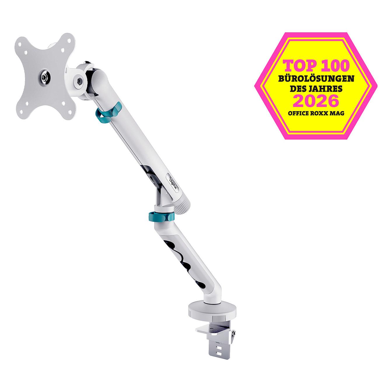 DIGITUS mounting kit - for curved / flat panel - single design 10 kg - white - Maks 10 kg - Maks størrelse 35 "