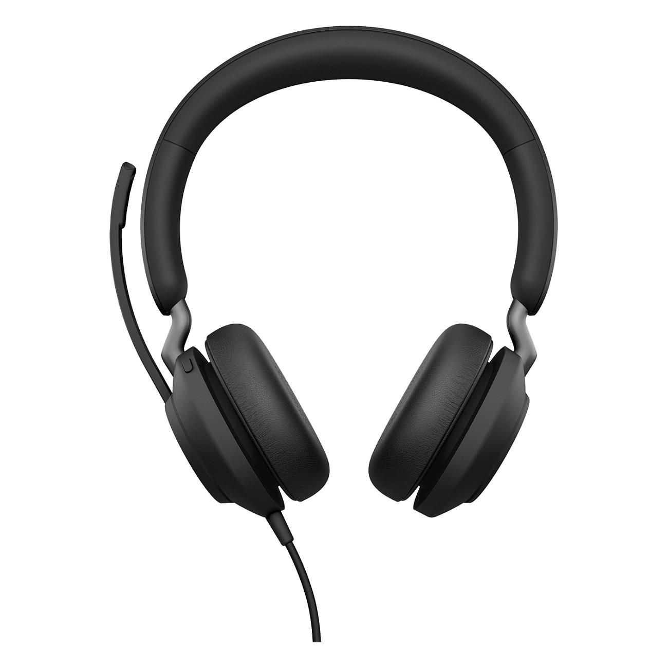 Headset Jabra Evolve2 40 SE USB-C UC Stereo med forlængerkabel