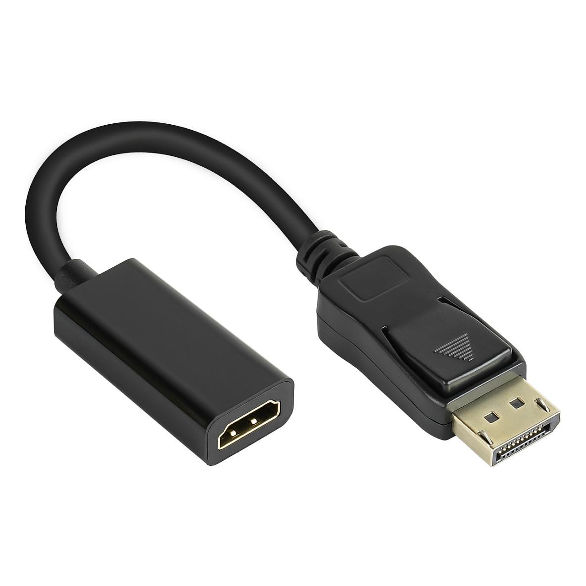 DisplayPort til HDMI-adapter econ connect DP-AD08 - 20 cm