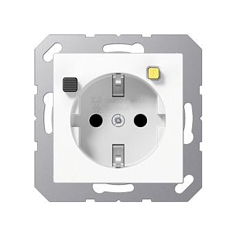 FI-SCHUKO stikkontakt JUNG A5520.30WW - alpinhvid