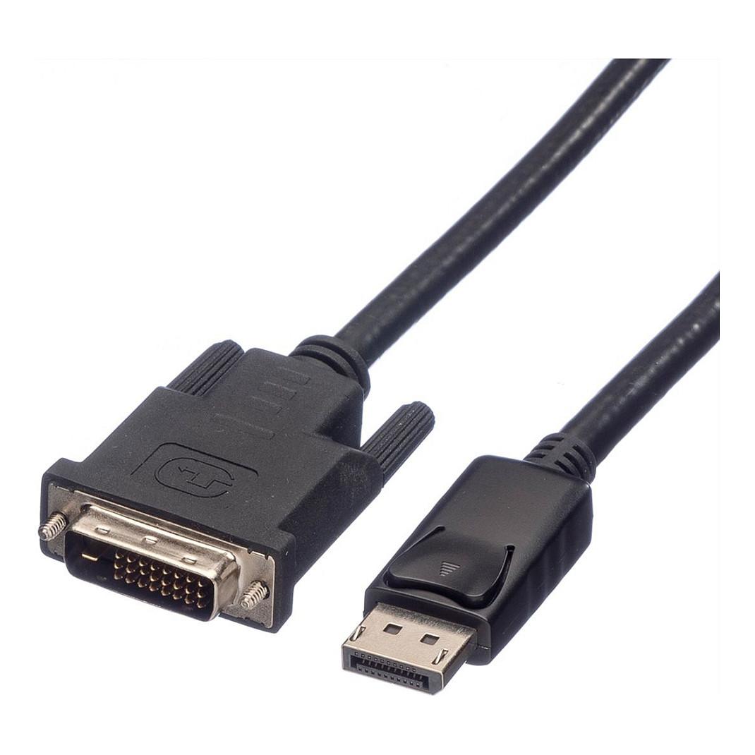 DisplayPort til DVI-kabel ROLINE DP-DVI (24+1) LSOH 2 m