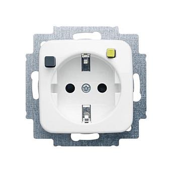 Schuko-stikkontakt Busch-Jaeger 3120 EUCB-214 FI-Schukomat - alpinhvid